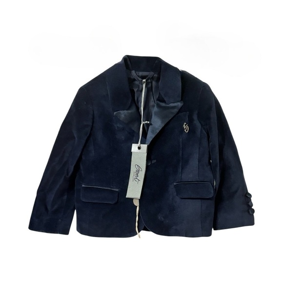 Grant Garcon new boys velvet blazer size 9 months